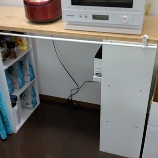 カラーボックス×２と天板セット