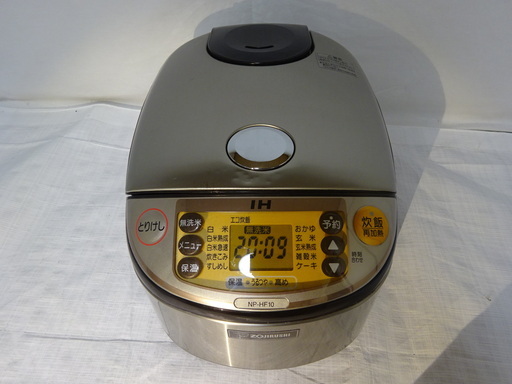 象印 炊飯器 IH式 5.5合炊き ステンレス NP-HF10-XA 2016年製