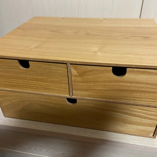 【譲り先決まりました】小物入れ　木製