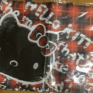 新品☆ ハローキティ ナイロンバッグ（大） おまけ付き