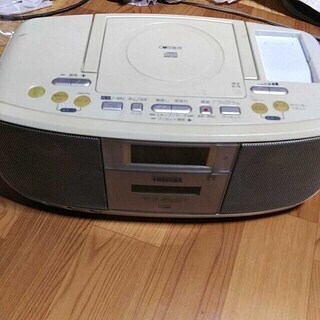 TOSHIBA 東芝 CD ラジカセ ラジオ カセット TY-C...