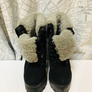 Jeffrey Campbell ボアショートブーツ　の画像