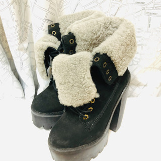 Jeffrey Campbell ボアショートブーツ　