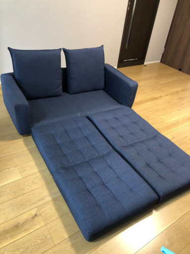 簡易ベッドになるソファー