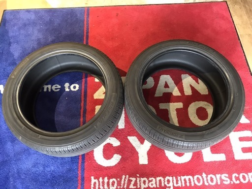 ヨコハマ　ブルーアースA 235　／　45　R　18 2015 2本組 7〜8分山　タイヤ　札幌発