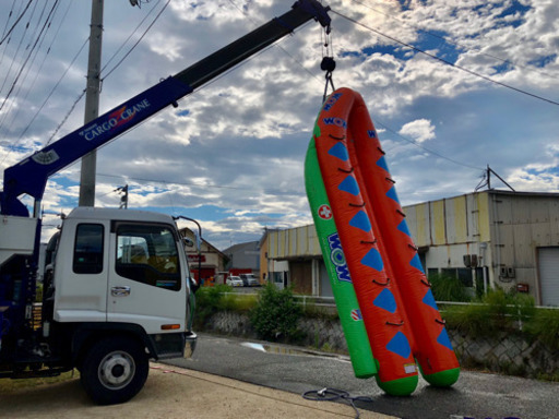 WOW(ワオ) CLOSED BOW WATERSLED バナナボート　12人乗り