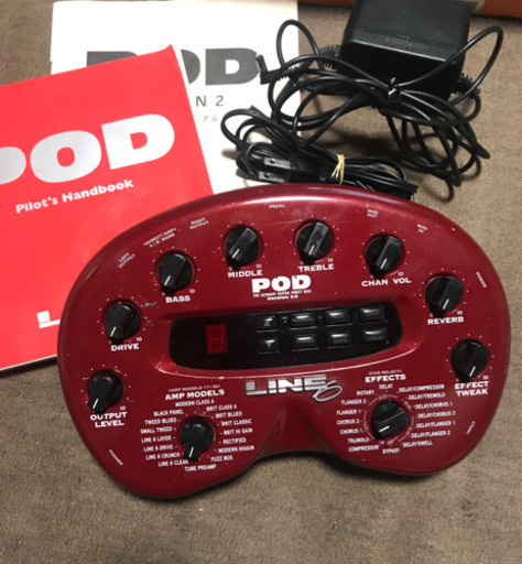LINE6 アンプシミュレーター POD2.0 ACアダプター付（ライン6） Amazon | Line6 (ライン6) アンプシミュレーター POD 2.0 【国内正規品 