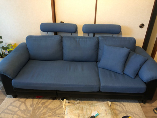 3人掛けL字ソファー✴︎カウチソファー✴︎中古