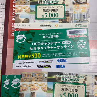 シーガイア株主利用券　22000円分