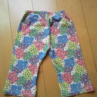 中古バナバナVanaVanaパッチワーク柄七分丈レギンス120