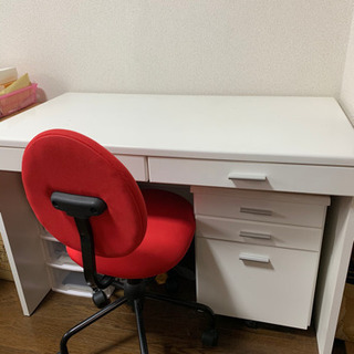 【1週間限り】白い学習机