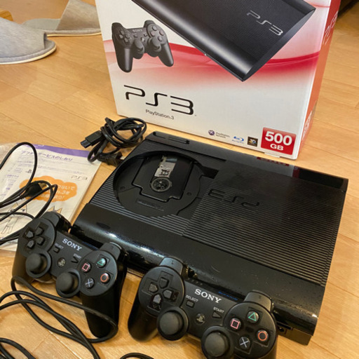 SONY 本体  500GB プレステ3 PS3 ゲーム機　ゲーム　ソフトつき