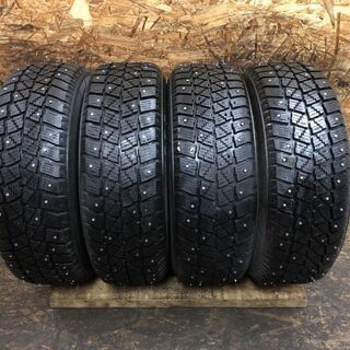 HANKOOK ハンコック W404 205/65R15 15インチ スパイクタイヤ 4本 カップピン 即決有　(VTA205) クレジットカード QR決済可能