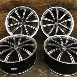 DDS Avanzar 社外ホイール 20インチ 4本 8J5HPCD114.3+45 ブラポリ アルファード ハリアー オデッセイ等 (VHA179) クレジットカード QR決済可能
