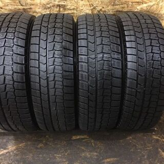 DUNLOP WINTER MAXX WM02 215/65R16 16インチ スタッドレス 4本 2018年製 アルファード エルグランド等 (TF325) クレジットカード QR決済可能