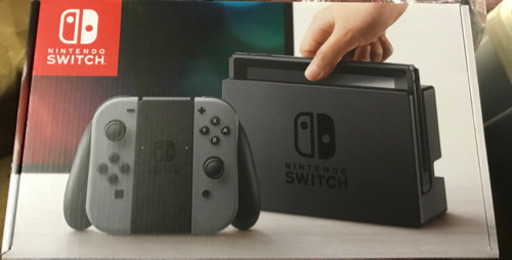 《譲り先決定》箱あり　保証残あり　switch 本体　グレー　消毒　任天堂　ニンテンドー　中古