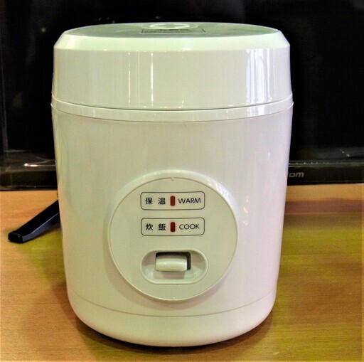 安心の一年保証！炊飯器　山善/YAMAZEN 0.5~1.5合 ひとり暮らし用 小型 ミニ ホワイト YJE- M150(W)2019年製  No.kaden-191228-26　ガーランド草加
