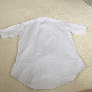 学校の制服に！新品‼️半袖 男子 スクールシャツ ホワイト  の画像