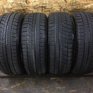 BS BLIZZAK VRX 215/60R16 16インチ スタッドレス 4本 2018年製 バリ溝 クラウンロイヤル ティアナ マークX等 (TA191) クレジットカード QR決済可能