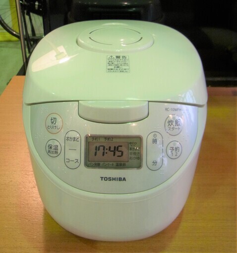 安心の一年保証！炊飯器 東芝/TOSHIBA 1～5.5合 RC-10MFH 2019年製 No.y4　ガーランド草加