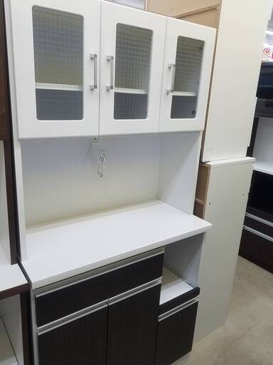 【値下げ】未使用 アウトレット家具 2面食器棚 糸島福岡唐津 0619-02