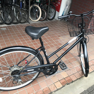 ★美品★26インチ　外装6段変速　ledオートライト付き　ブラックの画像