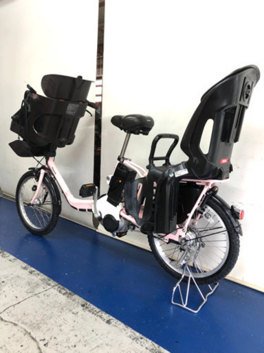 パナソニック　ギュットミニDX 20インチ 3人乗り　13.2ah ピンク　電動自転車　電動アシスト