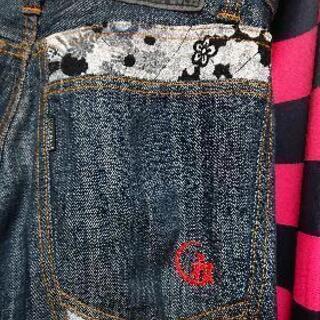 Juvenile Delinquent 和柄ジーンズの画像