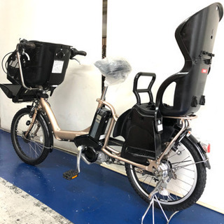 ブリヂストン アンジェリーノ　20インチ 3人乗り　8.9ah デジタル　電動自転車　電動アシストの画像