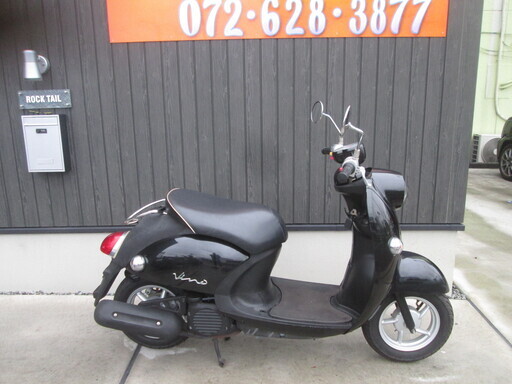 ★5万円　ビーノ！4サイクル★実動車★VINO　ヤマハ　人気の黒！原付　スクーター