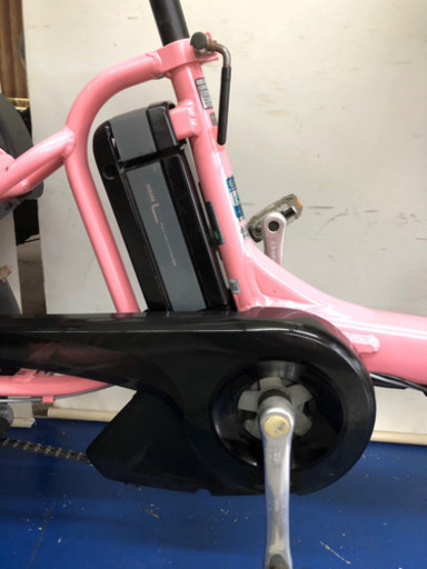 ブリヂストン アンジェリーノ　20インチ 3人乗り 8.9ah ピンク　電動自転車　電動アシスト