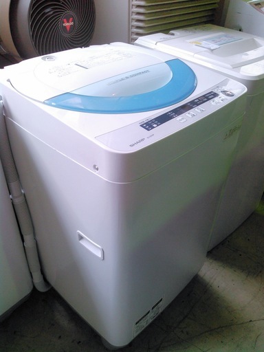 ◆安心の一年保証！　洗濯機　5.5㎏　SHARP/シャープ　2015年製　ES-GE55P-A　ブルー　No.1320042601　ガーランド草加