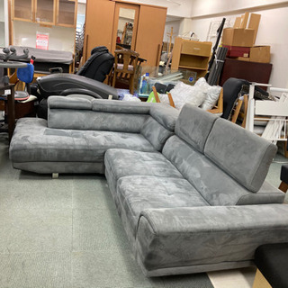 激安‼️】NITORI/ニトリ L字ソファ CEO/セオ カウチソファ グレー 布