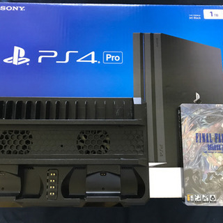値下げ)ps4 pro 1TB +FF15+クーラー　プレイステーション プレステ4 CUH-7000B 