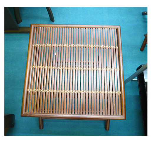 〇【アジアン バリ家具風 折りたたみテーブル＆チェアセット】バンブー 竹 軽量 ダイニングセット ダイニング2点セット 折り畳みテーブル 折畳みテーブル イス いす 椅子 本郷通店 〇【アジアン バリ家具風 折りたたみテーブル＆チェアセット】バンブー