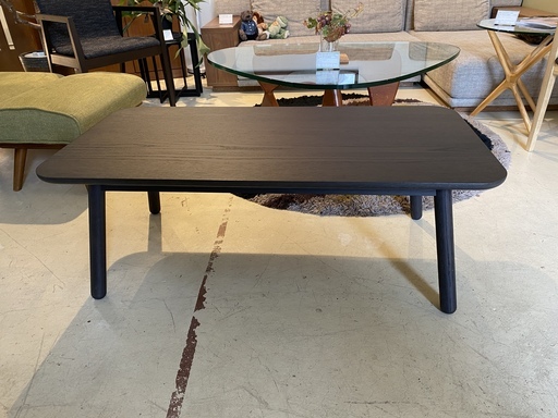 展示品 ミキモク センターテーブル 茶 リビングテーブル 美品 中古品