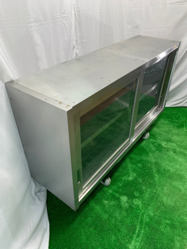 業務用　ステンレス　吊り戸棚　食器棚　W1200xD350xH600mm