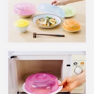 【新品】電子レンジ専用フタ　5個組の画像
