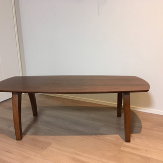 折り畳みロングテーブル　木製の画像