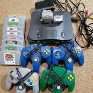【取引中】Nintendo64本体一式+カセット9本セット