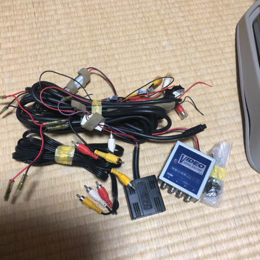 アルパイン10.2インチ　フリップダウンモニター　配線有ります！