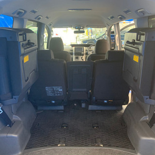 審査なし自社ローンの車屋　70ヴォクシー　最上級グレードZS煌II プッシュスタート　両側電動スライド　修復歴なし　車検2年付　平成21年式　走行12万キロ　HDDナビ　DVD バックカメラ　ETC  女性でも楽々三列目ワンタッチ跳ね上げ　スマートキー　HIDライト　の画像