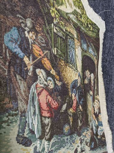 ヨーロッパ式刺繍絵タペストリー: The Violinist 6/21 までに! ヨーロッパ式刺繍絵タペストリー: The Violinist