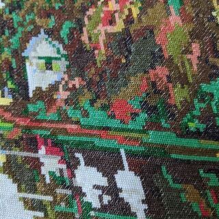 6/21までに! ヨーロッパ式刺繍絵タペストリー: An Autumn Lake