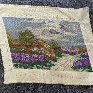 ヨーロッパ式刺繍絵タペストリー:  At the River ヨーロッパ式刺繍絵タペストリー: At the River