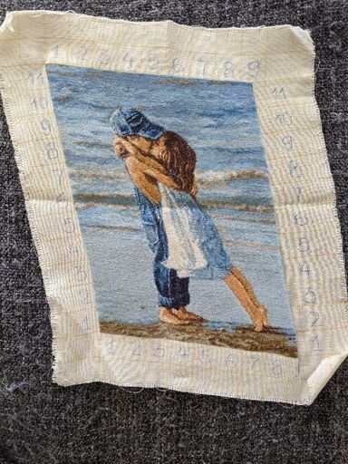 ヨーロッパ式刺繍絵タペストリー: The Kiss ヨーロッパ式刺繍絵タペストリー: The Kiss ヨーロッパ式刺繍絵