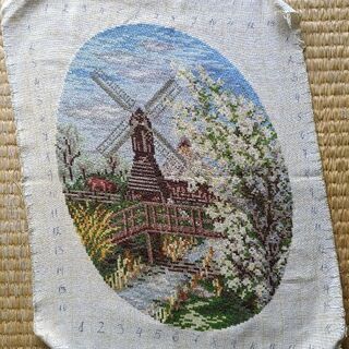 ヨーロッパ式刺繍絵タペストリー: Spring