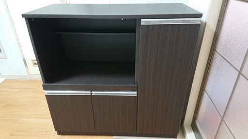 ＜値下げしました＞　【美品】 （ニトリ）レンジ台　食器棚