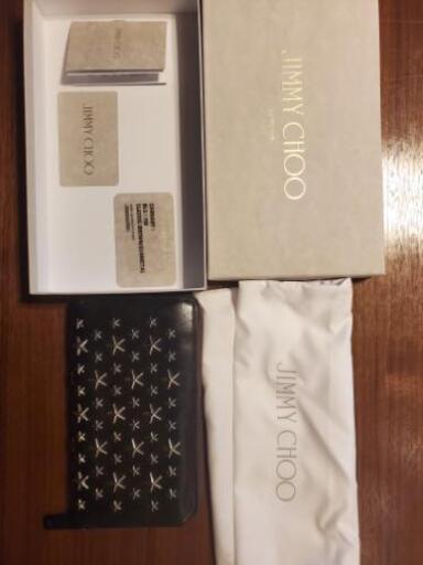 JIMMY CHOO ジミーチュウ スタッズ長財布