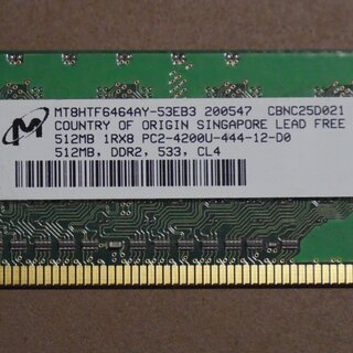 メモリ　DDR2　533　513MBの画像